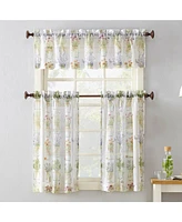 No. 918 Evesgarden Semi-Sheer Rod Pocket Kitchen Curtain Swag Pair