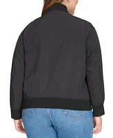 Levi's Trendy Plus Lightweight Zip-Front Bomber Jacket