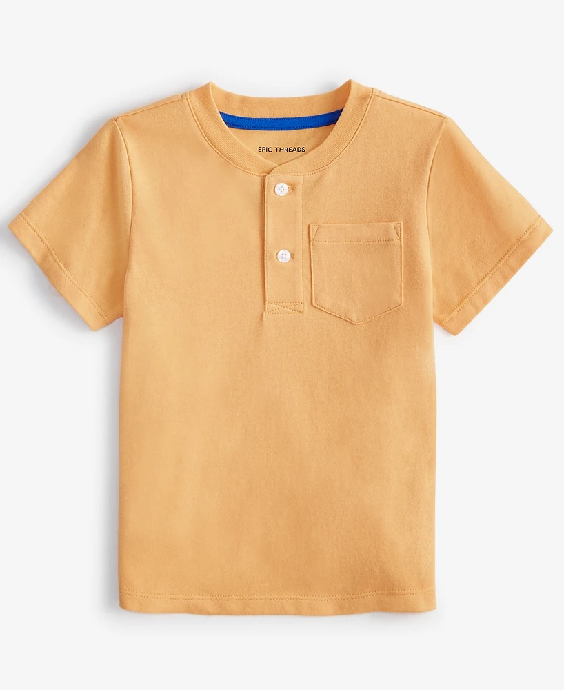 Epic Threads Toddler Boys Henley T-Shirt, Exclusively at Macy's