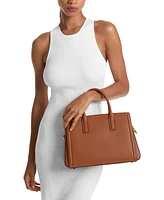 Michael Kors Laila Medium Leather Satchel