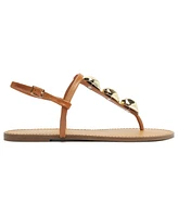 Arezzo Women's Soroya Round Toe Flat Sandals