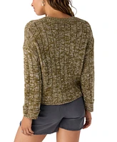 O'Neill Juniors' Oceanfront Drop-Shoulder Sweater