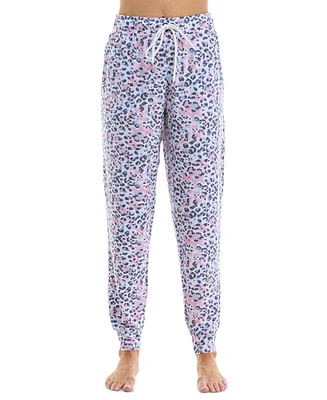 Roudelain Women's Printed Jogger Pajama Pants