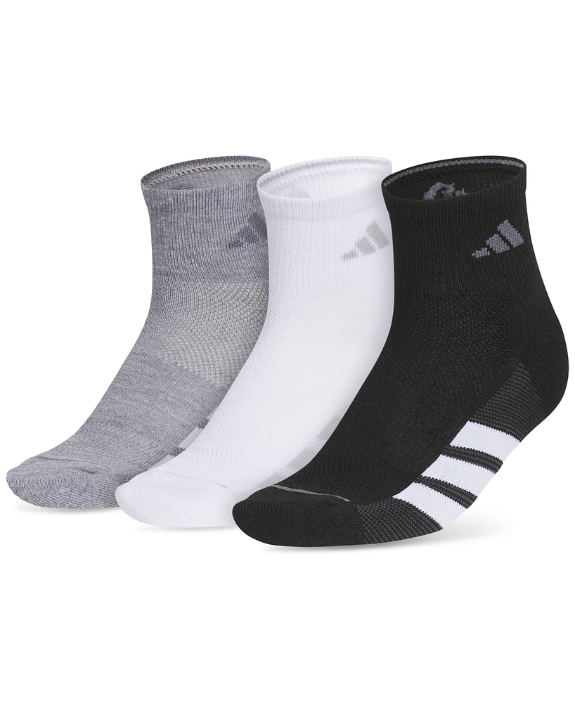 adidas Women's 3-Pk. All Day Training Quarter Socks