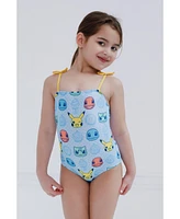 Pokemon Girls Upf 50+ One Piece Bathing Suit to