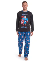 Avengers Boys Marvel Spider-Man Pajama Shirt and Pants Sleep Set