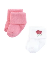 Touched by Nature Baby Girls Organic Cotton Socks