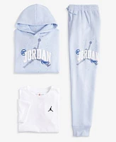 Jordan Big Boys Pullover Hoodie T Shirt Sweatpants