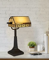 Lavish Home 16" Tiffany-Style Table Lamp