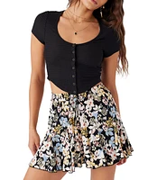 O'Neill Juniors' Bennie Camden Floral Print Shorts