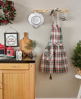 Design Imports Yuletide Plaid Apron