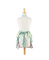 Design Imports Sweet Floral Ruffle Apron