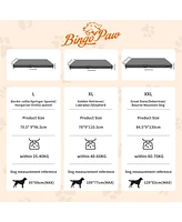 Bingopaw Xl Innovative Dog Pet Pillow Bed Microfiber Leather 3D Superfiber Fabric Cushion Bed