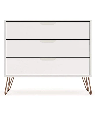Slickblue Modern Scandinavian Style Bedroom 3-Drawer Dresser