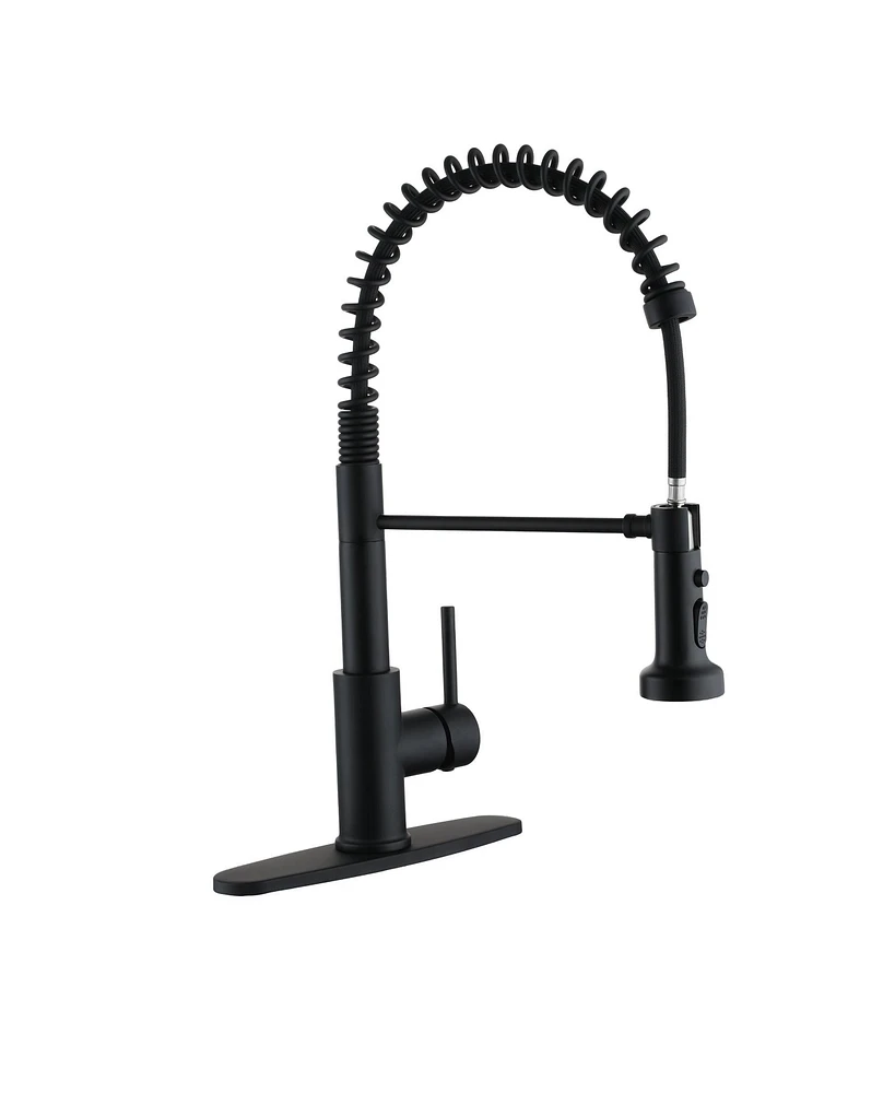 Mondawe pull down kitchen faucet