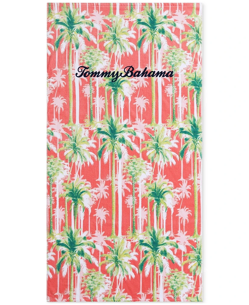 Tommy Bahama Home Palmer Cotton Oversized Beach Towel, 72" x 36"