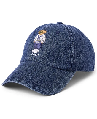 Polo Ralph Lauren Men's Polo Bear Denim Ball Cap