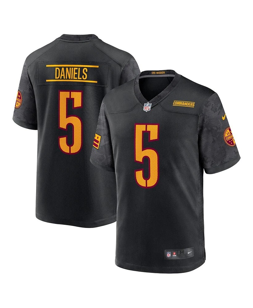 Nike Men's Jayden Daniels Black Washington Commanders Alternate Game Player Jersey