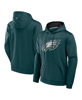 Fanatics Men's Midnight Green Philadelphia Eagles Defender Pullover Hoodie