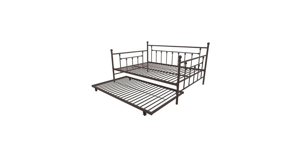 Slickblue Daybed with Twin Roll-Out Trundle Bed