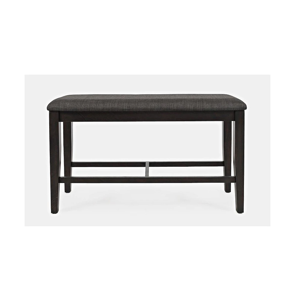 Jofran American Rustics Upholstered 42" Counter Bench