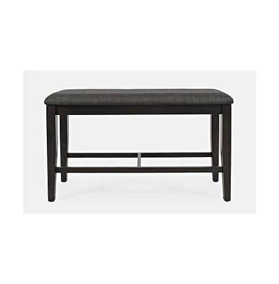 Jofran American Rustics Upholstered 42" Counter Bench