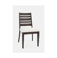 Lincoln Square Contemporary Upholstered Ladderback Chair (Set of 2)