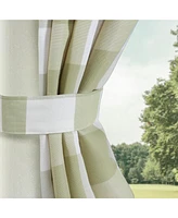 Awesome Home Wonderland Check Outdoor Uv Protected Privacy Panel, 52"x84"