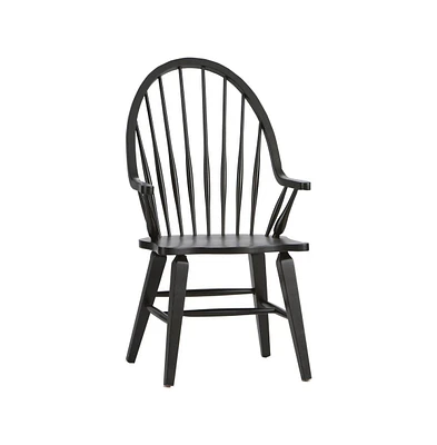 Liberty Furniture Windsor Back Arm Chair - Black