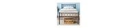 gaomon Twin Size Platform Bed Frame with Headboard, Heavy Duty Mattress Foundation with Metal Slats Support, No Box Spring Needed
