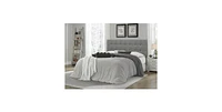 Slickblue Contemporary Button-Tufted Headboard in Upholstered Fabric