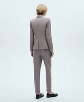 Mango Women's Straight Suit Pants