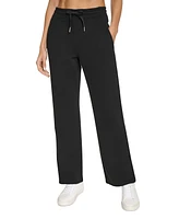 Calvin Klein Women's Fleece High-Waist Angled-Pocket Sweatpants