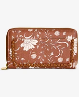 Style & Co Zip Around Floral Printed Wallet, Exclusively at Macy's