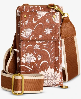 Style & Co Floral Printed Mini Phone Crossbody, Exclusively at Macy's