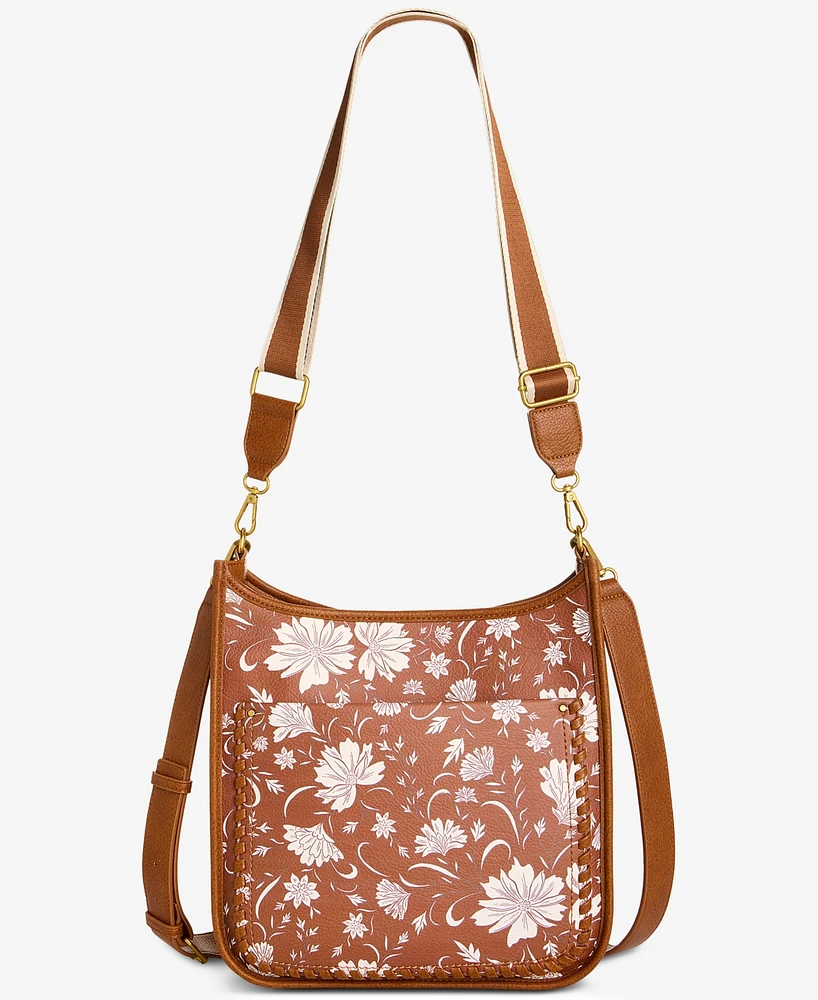 Style & Co Dip Floral Printed Medium Crossbody, Exclusively at Macy's