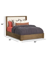 Nordic Queen Upholstered Storage Bed