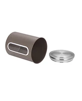 Mega Casa Megacasa 3 Piece Stainless Steel Canister Set in Brown Finish