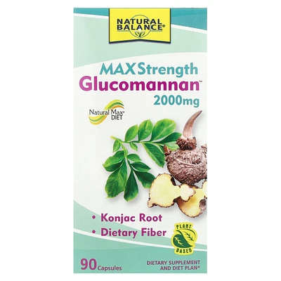 Natural Balance Glucomannan, Max Strength | 90ct