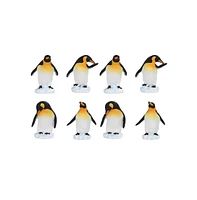 Fc Design "2-pc Set" 6"H King Penguin Family Statue Lovely Animal Figurine Statue Ornament Home Room Office Decor and Perfect Ideas for Housewarming,