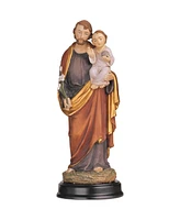 Fc Design 2-pc Set" 5"H Saint Joseph Holding Baby Jesus Statue Holy Figurine Statue Ornament Home Room Office Decor and Perfect Ideas for Housewarming