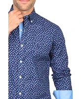 Tailorbyrd Men's Paisley Printed Sport Shirt