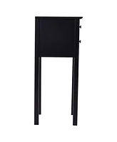 Slickblue Elegant 2-Drawer End Table Nightstand Side Table for Bedroom Storage and Home Decor