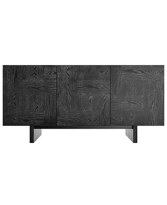 Boyel Living Mid-Century Solid Wood Sideboard Buffet Cabinet