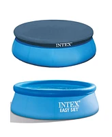 Intex Easy Set 8' x 30" Inflatable Round Swimming Pool with Protective Cover