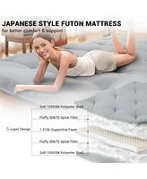 gaomon Japanese Floor Mattress Full, Portable Futon Mattress Thicken Sleeping Mattress, for Camping & Guest Room