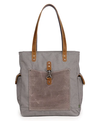 Tsd Brand Valley and Sky Canvas Tote Bag