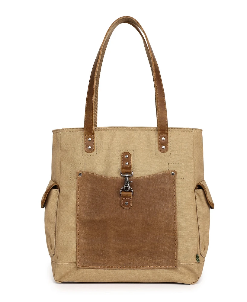 Tsd Brand Valley and Sky Canvas Tote Bag