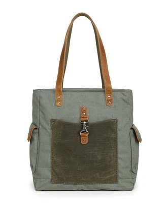 Tsd Brand Valley and Sky Canvas Tote Bag