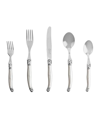 French Home Laguiole 20 Piece Stainless Steel Flatware Set, Service for 4